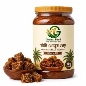 Pure Date Jaggery (খাঁটি খেজুর গুড়) – 1 KG | Great 1 Food